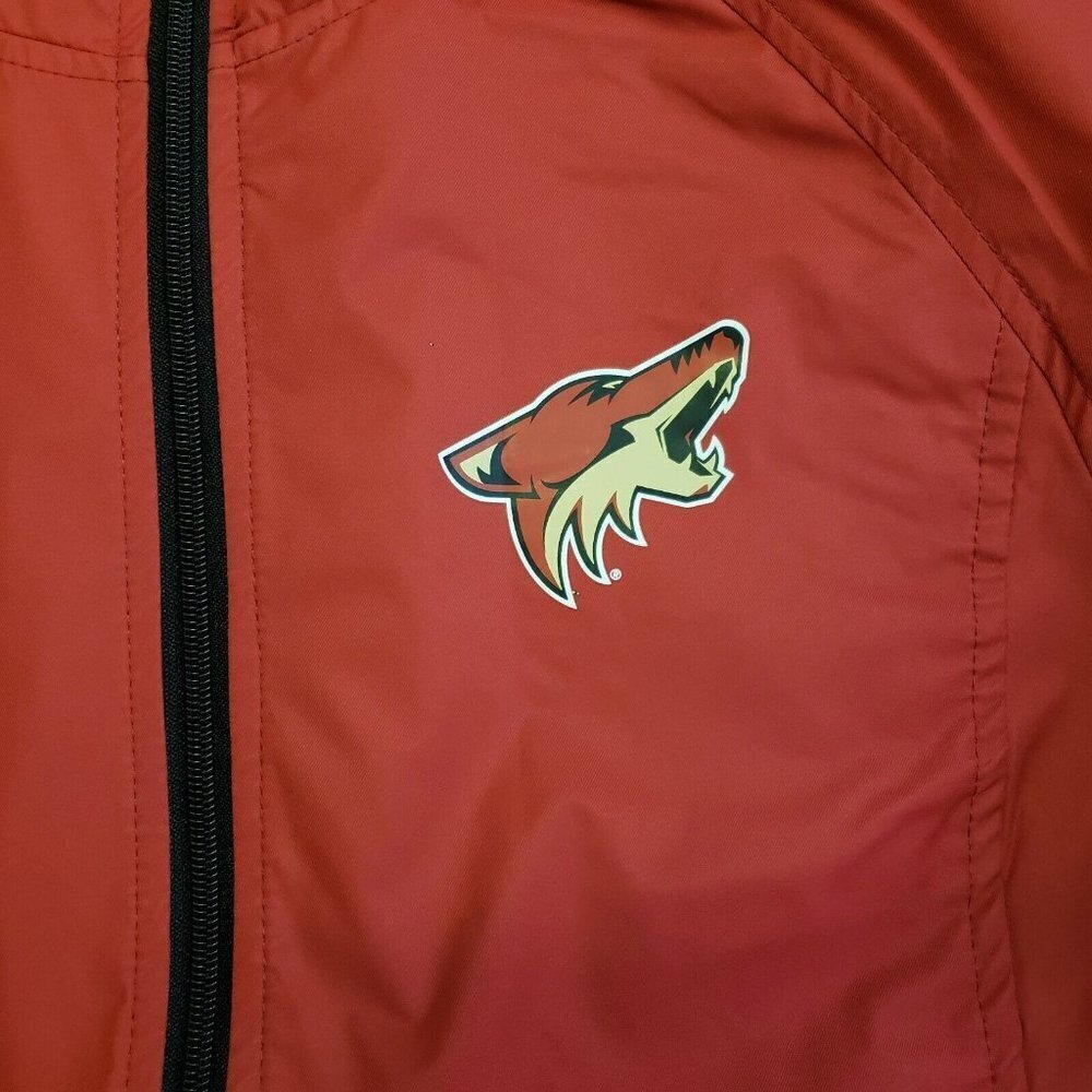 G III NHL Arizona Coyotes Adult Womens Onside Light Weight Jacket Cardinal SZ M - Picture 3 of 5